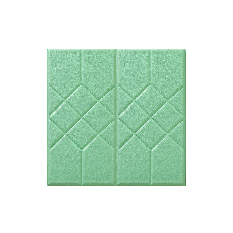 Lisslune | Modern PVC Cap Verflooring Smooth Wall Interior 3D Living Room Board Set of 2