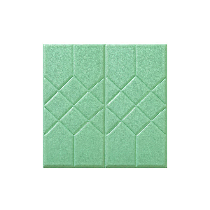 Lisslune | Modern PVC Cap Verflooring Smooth Wall Interior 3D Living Room Board Set of 2