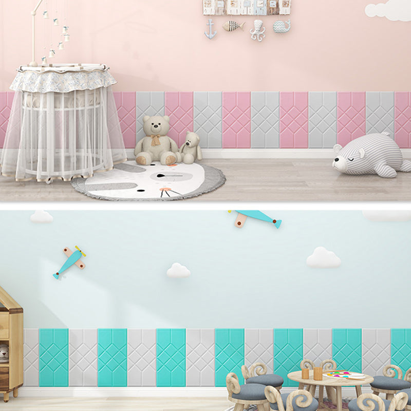 Lisslune | Modern PVC Cap Verflooring Smooth Wall Interior 3D Living Room Board Set of 2