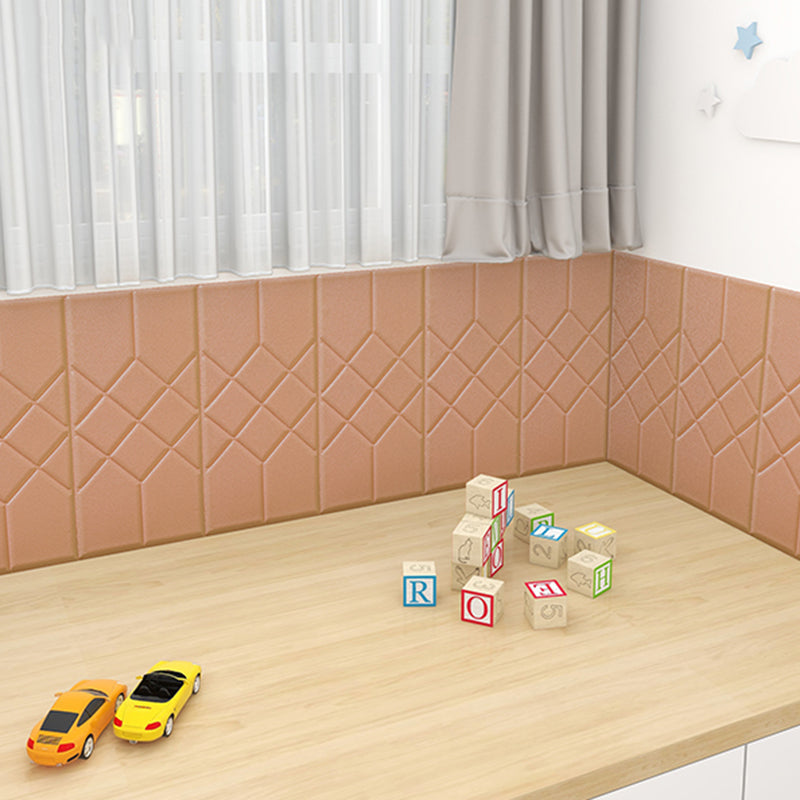 Lisslune | Modern PVC Cap Verflooring Smooth Wall Interior 3D Living Room Board Set of 2