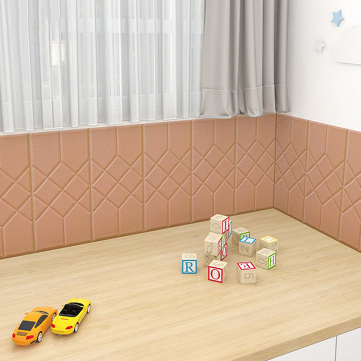 Lisslune | Modern PVC Cap Verflooring Smooth Wall Interior 3D Living Room Board Set of 2