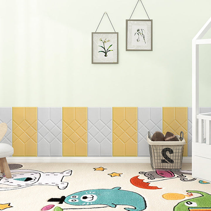 Lisslune | Modern PVC Cap Verflooring Smooth Wall Interior 3D Living Room Board Set of 2