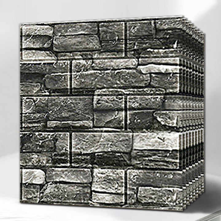 Lisslune | PVC Wall Cladding Smooth Wall Interior 3D Living Room Panels Set of 2