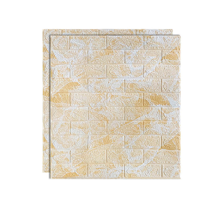 Lisslune | PVC Wall Cladding Smooth Wall Interior 3D Living Room Panels Set of 2