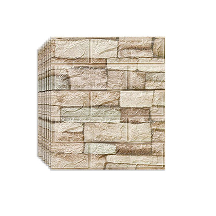 Lisslune | PVC Wall Cladding Smooth Wall Interior 3D Living Room Panels Set of 2