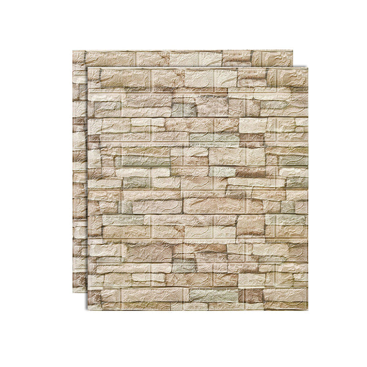 Lisslune | PVC Wall Cladding Smooth Wall Interior 3D Living Room Panels Set of 2
