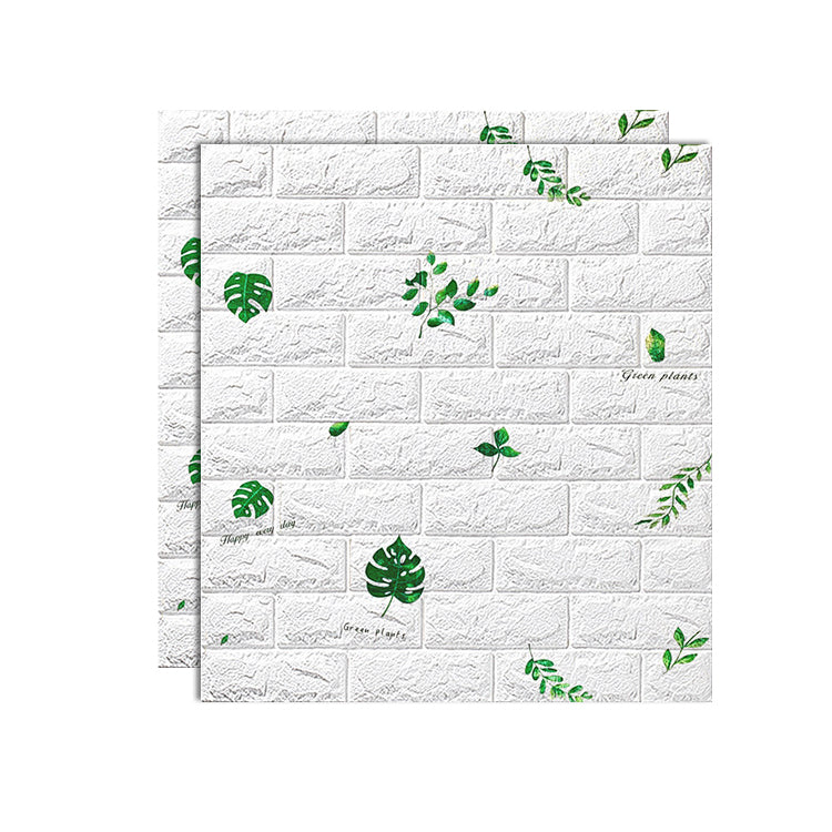 Lisslune | PVC Wall Cladding Smooth Wall Interior 3D Living Room Panels Set of 2