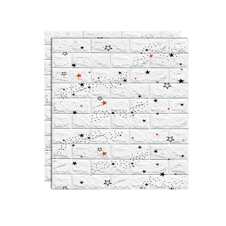 Lisslune | PVC Wall Cladding Smooth Wall Interior 3D Living Room Panels Set of 2