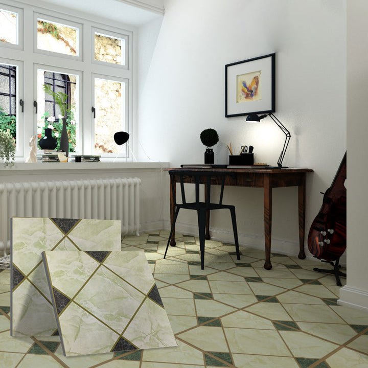 Lisslune | Peel and Stick PVC flooring matte vinyl flooring with diamond look