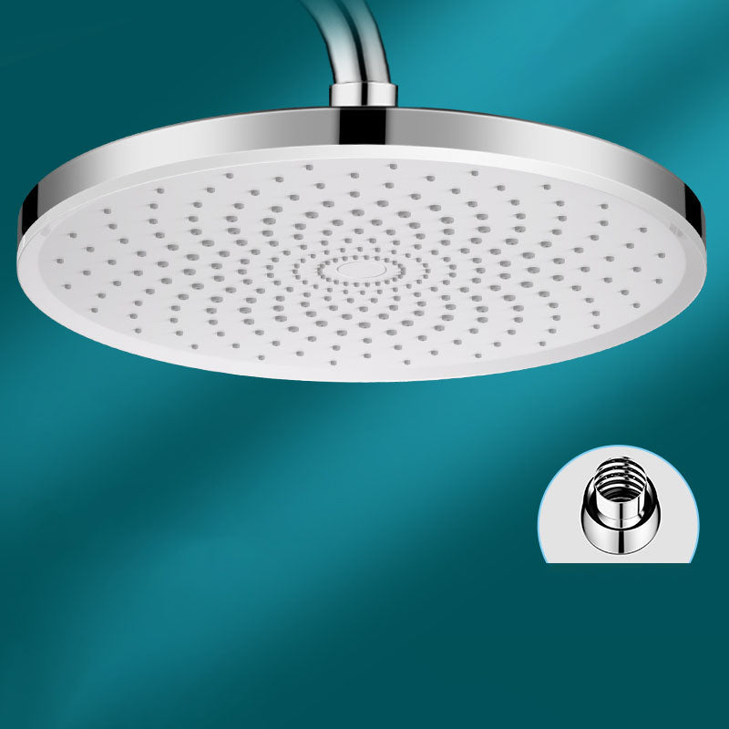 Lisslune | Round Fixed Shower Head High Flow Aerated Wall Mount Shower Head