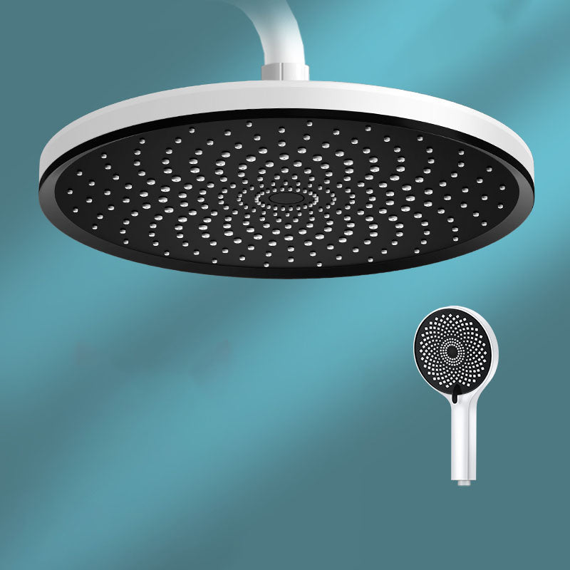 Lisslune | Round Fixed Shower Head High Flow Aerated Wall Mount Shower Head