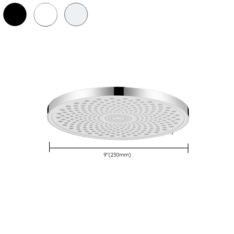Lisslune | Round Fixed Shower Head High Flow Aerated Wall Mount Shower Head