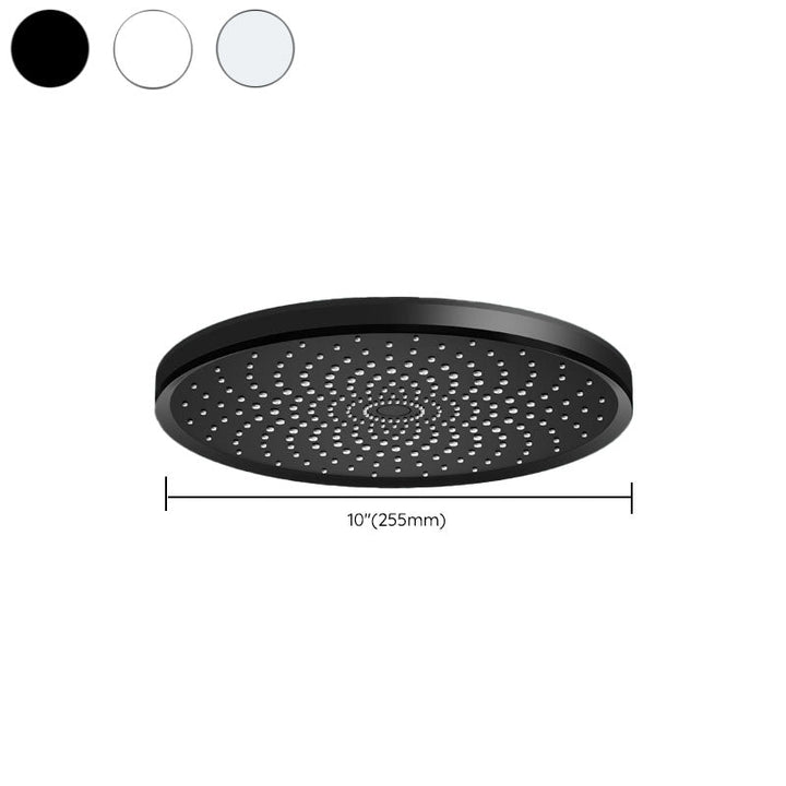 Lisslune | Round Fixed Shower Head High Flow Aerated Wall Mount Shower Head
