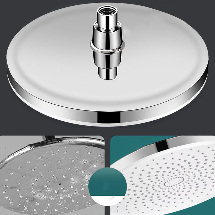 Lisslune | Round Dual Shower Head H2O Kinetic Technology Adjustable Shower Head