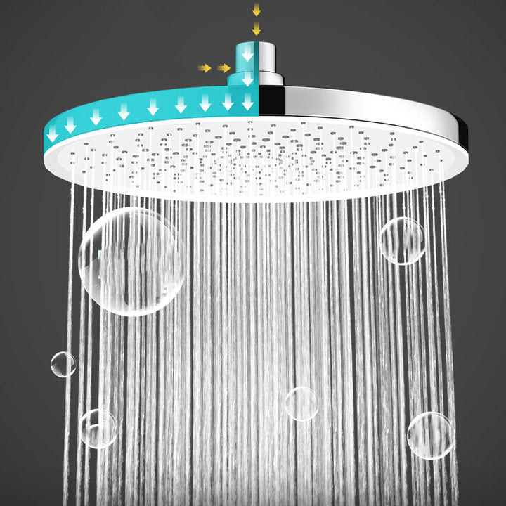 Lisslune | Round Dual Shower Head H2O Kinetic Technology Adjustable Shower Head