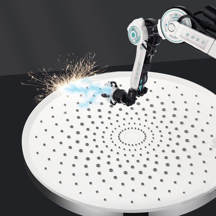 Lisslune | Round Dual Shower Head H2O Kinetic Technology Adjustable Shower Head