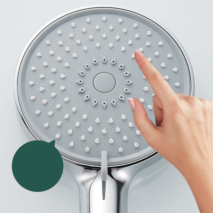 Lisslune | Round Handheld Shower Head with Self-Cleaning Wall-Mounted Shower Head