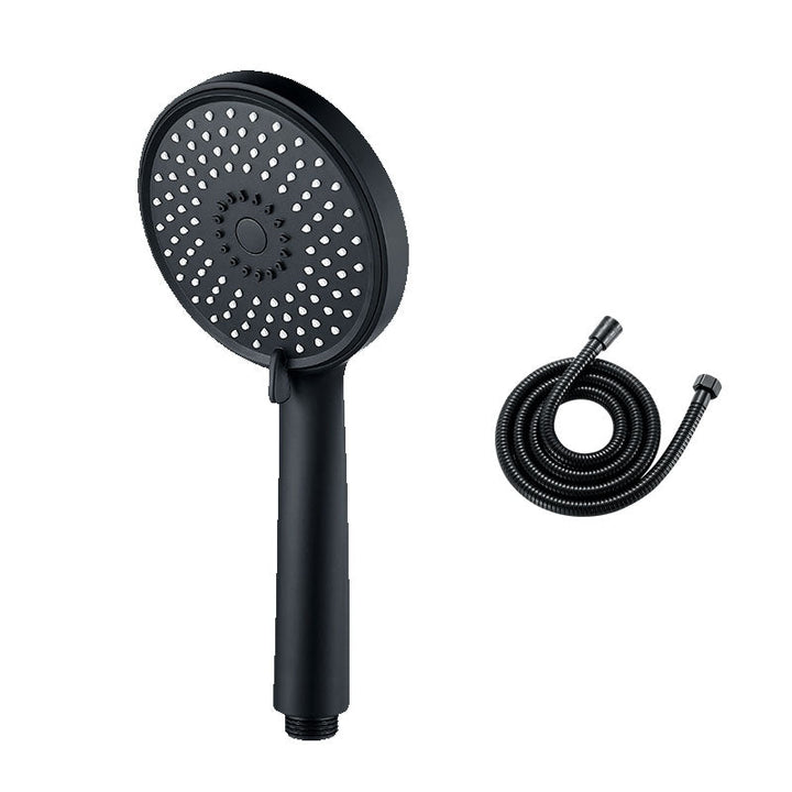 Lisslune | Round Handheld Shower Head with Self-Cleaning Wall-Mounted Shower Head
