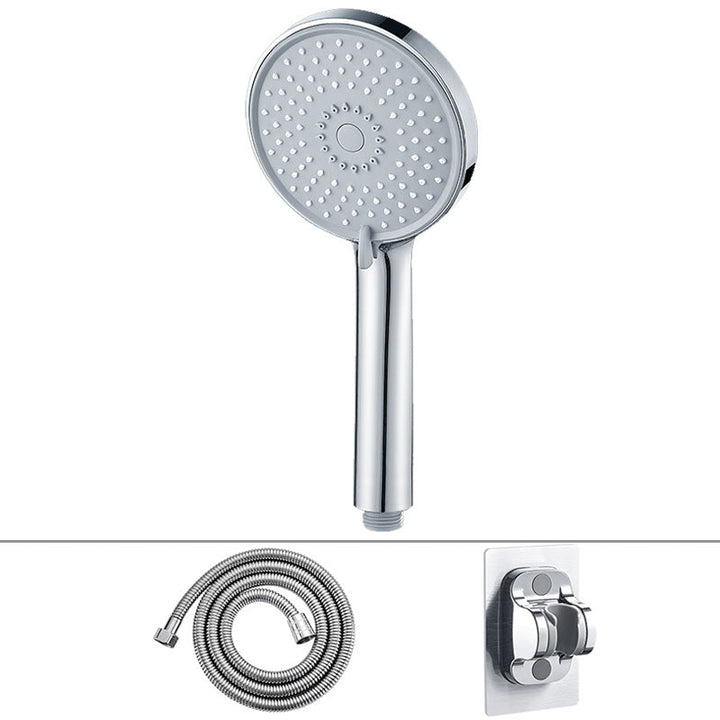 Lisslune | Round Handheld Shower Head with Self-Cleaning Wall-Mounted Shower Head