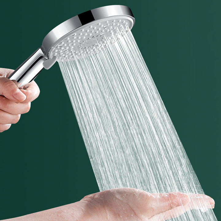 Lisslune | Round Handheld Shower Head with Self-Cleaning Wall-Mounted Shower Head