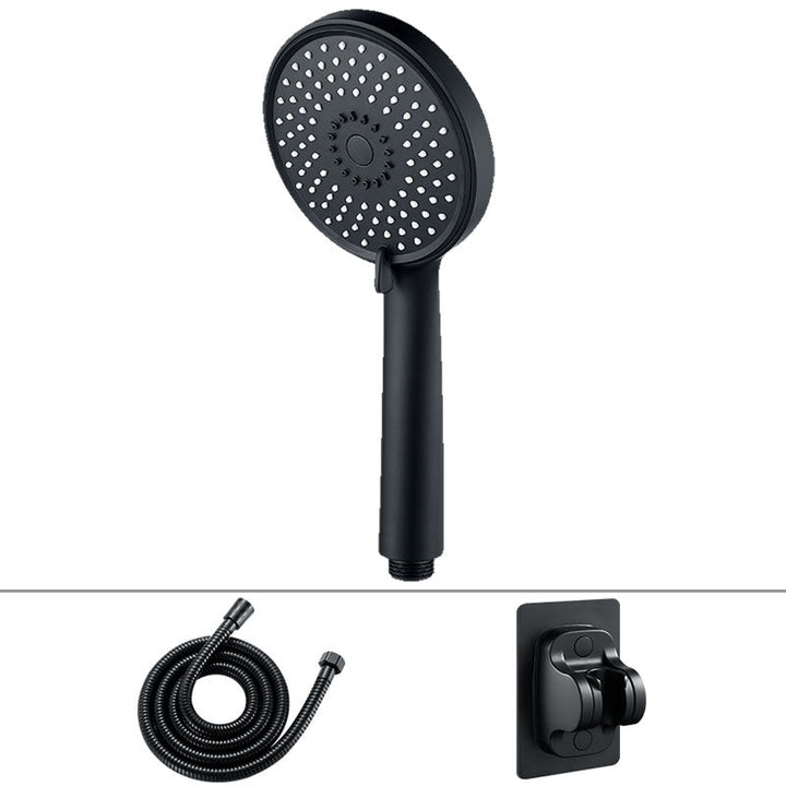 Lisslune | Round Handheld Shower Head with Self-Cleaning Wall-Mounted Shower Head