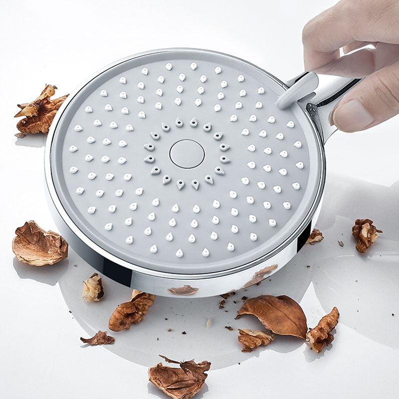 Lisslune | Round Handheld Shower Head with Self-Cleaning Wall-Mounted Shower Head