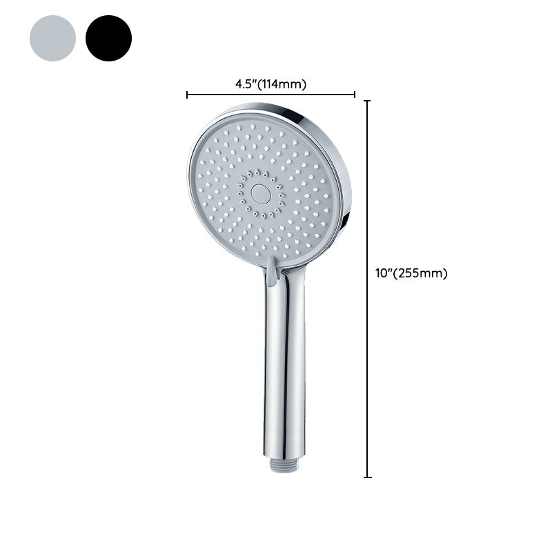 Lisslune | Round Handheld Shower Head with Self-Cleaning Wall-Mounted Shower Head