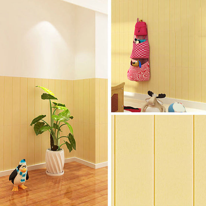 Lisslune | PVC Wall Paneling Smooth Wall Indoor Living Room Planks Set of 2