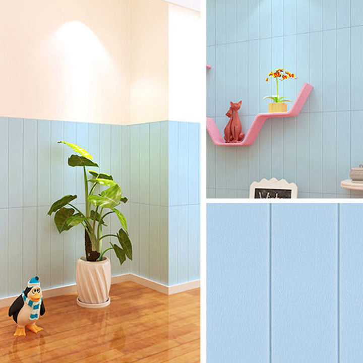 Lisslune | PVC Wall Paneling Smooth Wall Indoor Living Room Planks Set of 2