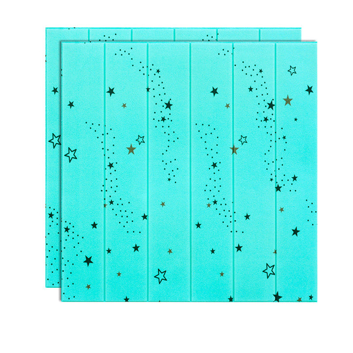 Lisslune | PVC Wall Paneling Smooth Wall Indoor Living Room Planks Set of 2