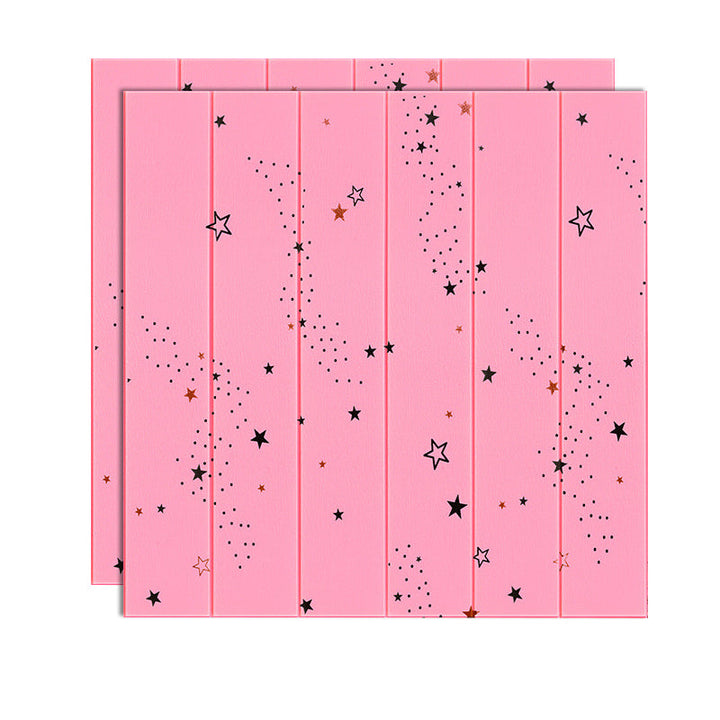 Lisslune | PVC Wall Paneling Smooth Wall Indoor Living Room Planks Set of 2