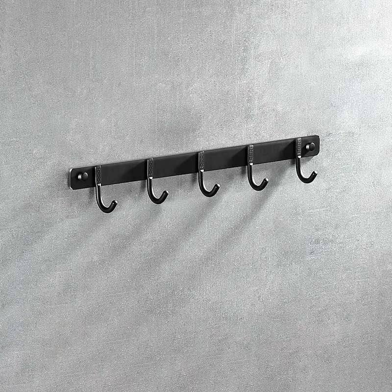 Lisslune | Modern Aluminum Bathroom Hardware Set Black Bathroom Accessories Set