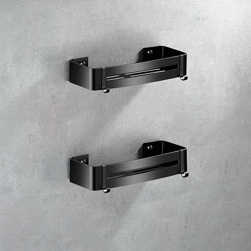 Lisslune | Modern Aluminum Bathroom Hardware Set Black Bathroom Accessories Set