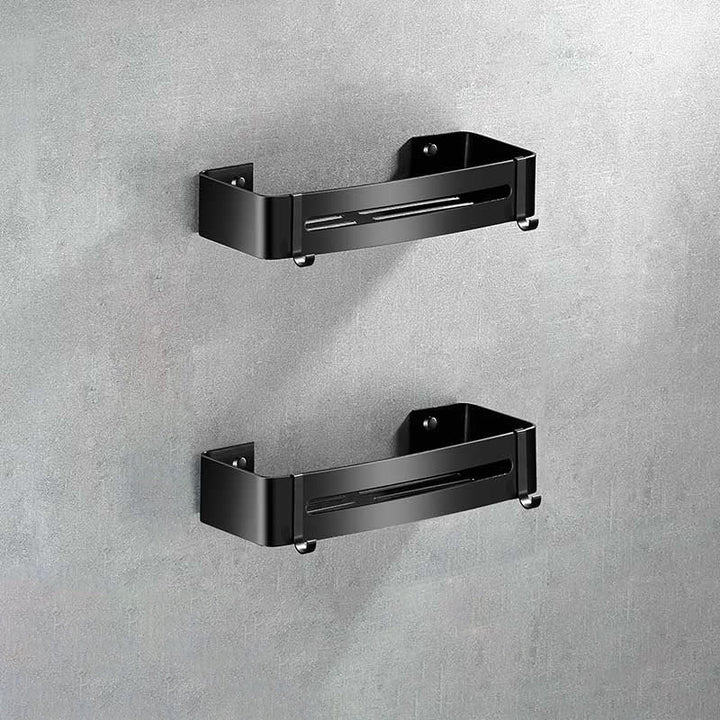 Lisslune | Modern Aluminum Bathroom Hardware Set Black Bathroom Accessories Set