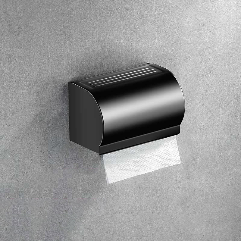 Lisslune | Modern Aluminum Bathroom Hardware Set Black Bathroom Accessories Set