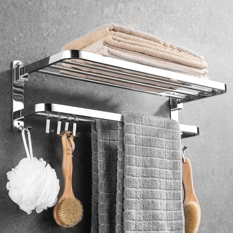 Lisslune | Modern Stainless Steel Bathroom Set Silver Bathroom Accessory Set