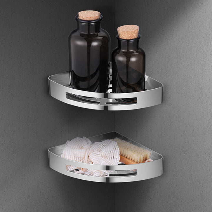 Lisslune | Modern Silver Bathroom Fixtures Set Metal Bathroom Accessories Kit