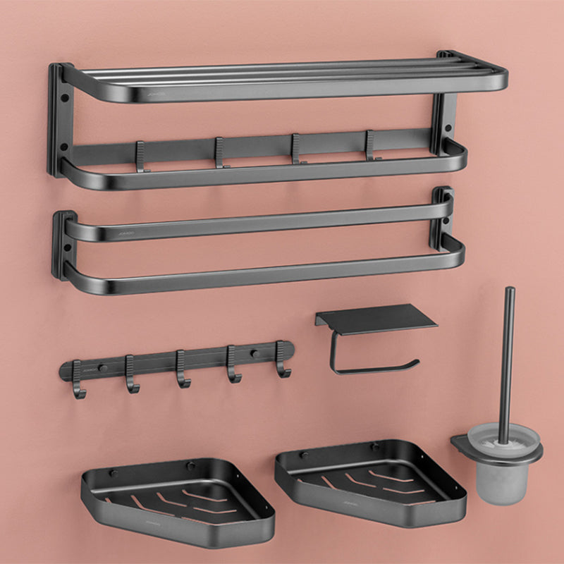 Lisslune | Modern Bathroom Accessory Set Paper Holder Bathroom Shelf Bathroom Hardware Set