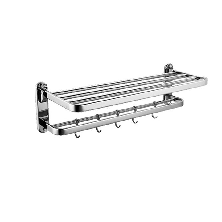 Lisslune | Modern Steel Bathroom Accessories Set Silver Bathroom Accessories Kit