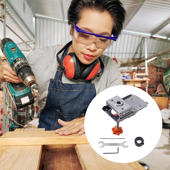 Lisslune | Woodworking 35mm Hinge Boring Jig Hole Opener Kit