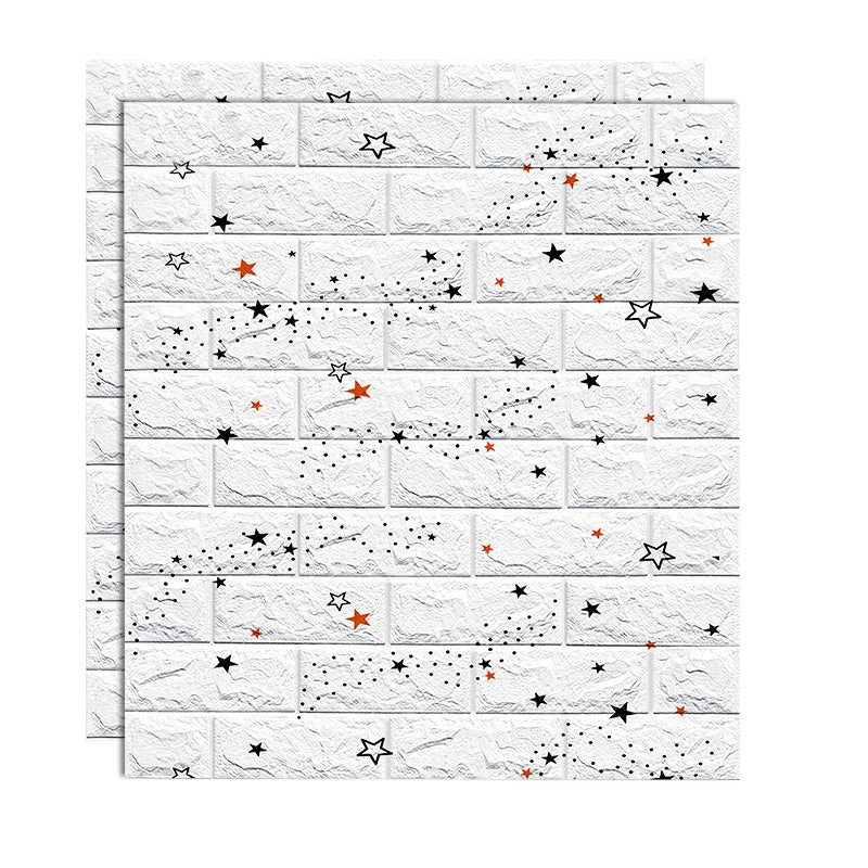 Lisslune | Modern Wall Paneling Foam Self-Adhesive 3D Embossing Interior Wall Panel