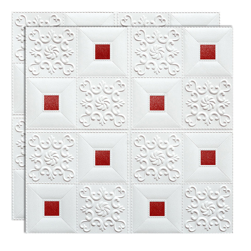 Lisslune | Modern wall covering foam 3D embossed peel and stick wall panel