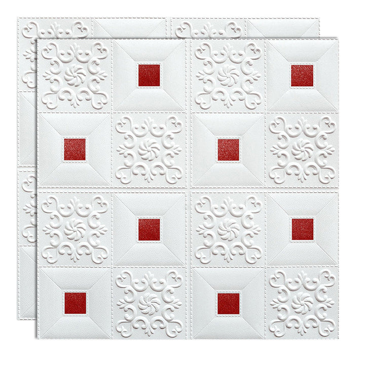 Lisslune | Modern wall covering foam 3D embossed peel and stick wall panel