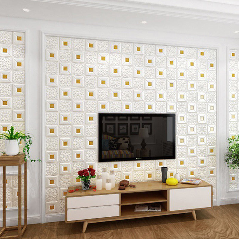 Lisslune | Modern wall covering foam 3D embossed peel and stick wall panel