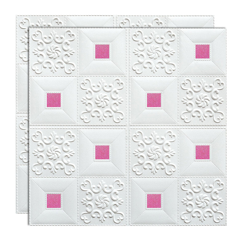 Lisslune | Modern wall covering foam 3D embossed peel and stick wall panel