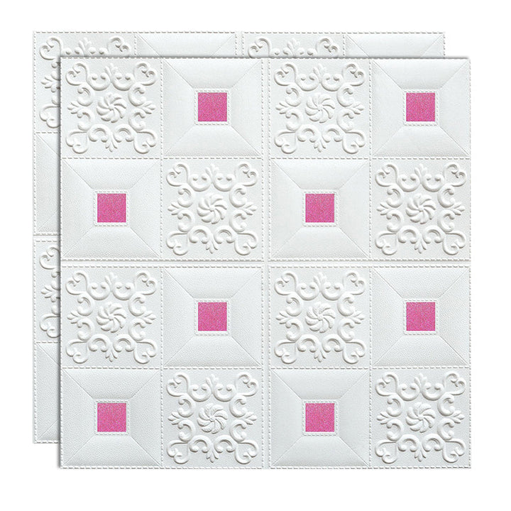 Lisslune | Modern wall covering foam 3D embossed peel and stick wall panel