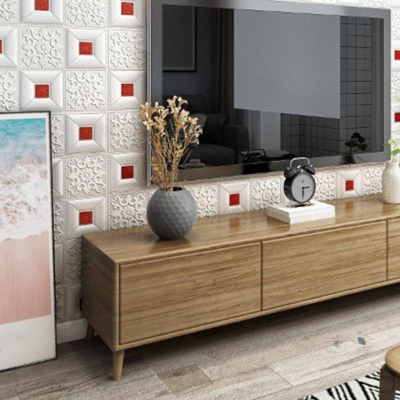 Lisslune | Modern wall covering foam 3D embossed peel and stick wall panel