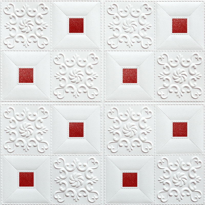 Lisslune | Modern wall covering foam 3D embossed peel and stick wall panel