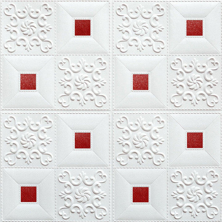 Lisslune | Modern wall covering foam 3D embossed peel and stick wall panel