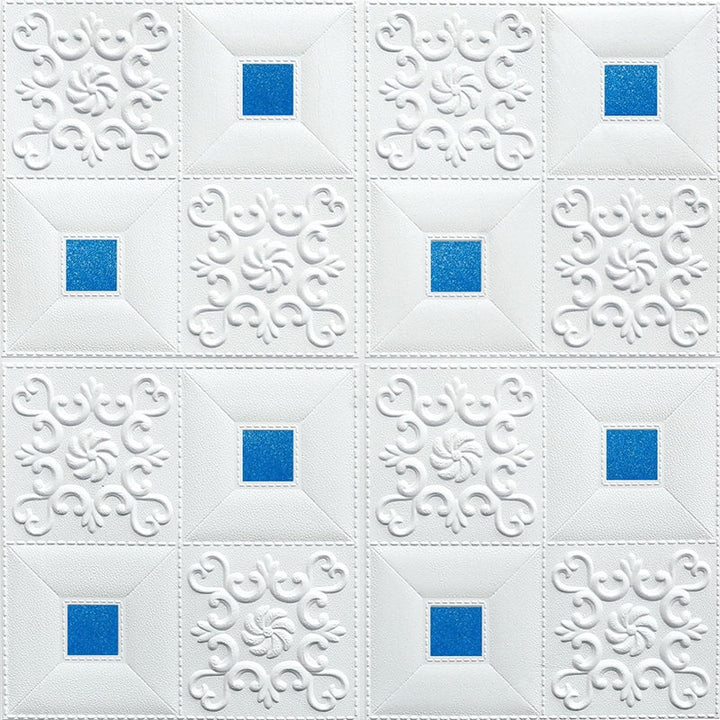 Lisslune | Modern wall covering foam 3D embossed peel and stick wall panel